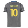Virallinen Fanipaita + Shortsit Inter Milan Lautaro 10 Kolmas Pelipaita 2026-27 - Lasten