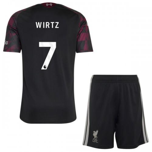 Virallinen Fanipaita + Shortsit Liverpool Wirtz 7 Kolmas Pelipaita 2026-27 - Lasten Virallinen Fanipaita + Shortsit Liverpool Wirtz 7 Kolmas Pelipaita 2026-27 - Lasten